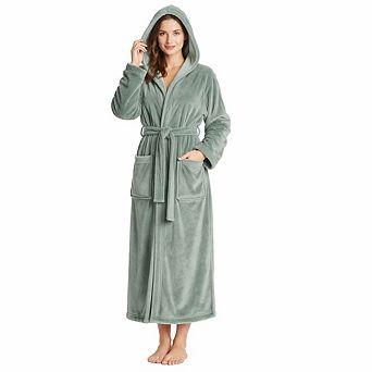 Women Hooded Spa Bathrobe