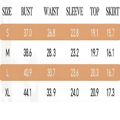 Women Pleated Skirt Suit Set