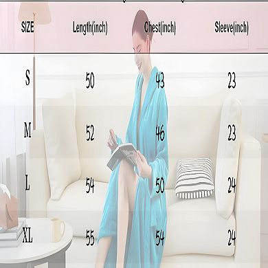 Cozy Plush Fleece Robe Women