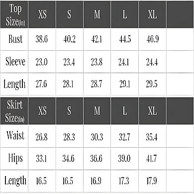 Women Office Skort Suit Set