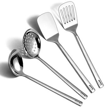 4 pc Stainless Steel Utensil Set
