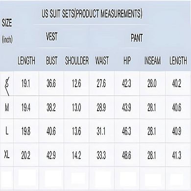Women Tailored Vest Pant Set