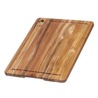 Teak Rectangular Cutting Board with Juice Canal
