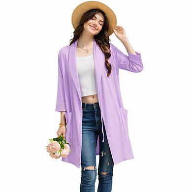 Women Soft Knit Sleep Robe