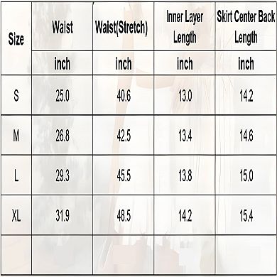 Women's Casual Flared Pleated Skirt