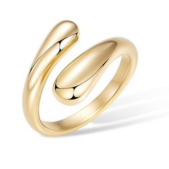 Non-Tarnish Gold Chunky Ring