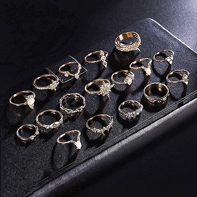 Trendy Midi Joint Ring Set Women