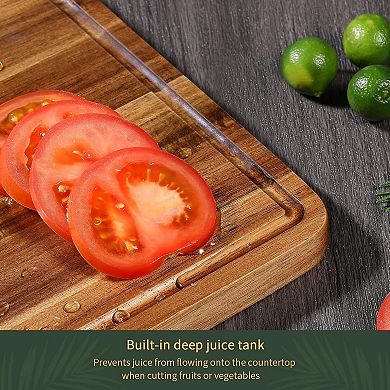 Set of 3 Thick Wooden Cutting Boards