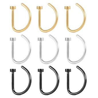 Nose Piercing Jewelry Set