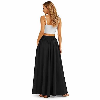 Women's Casual Long Pleated Skirt