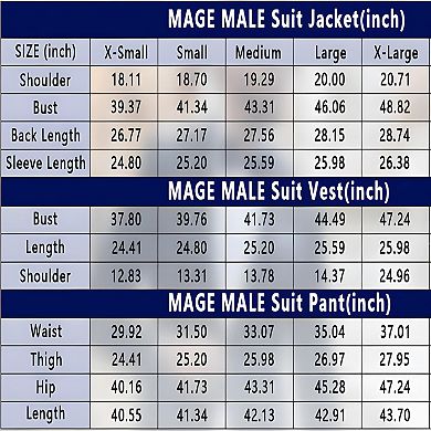 Modern 3 Piece Suit Men