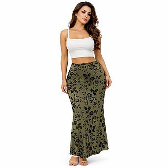 High Waisted Boho Skirt Women