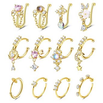 Faux Nose Ring and Cuff Jewelry