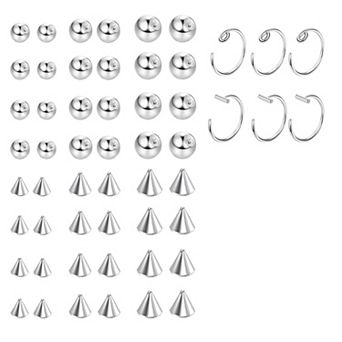 Non Piercing Stud and Ring Pack