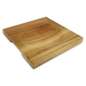 Acacia Wood Mezzaluna Cutting Bowl