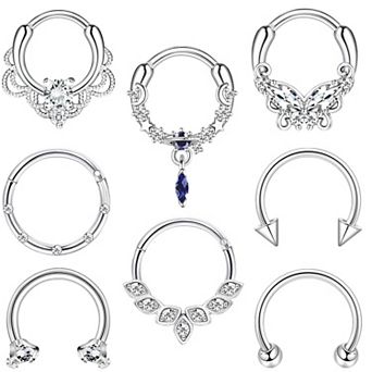 Septum Ring Collection 16G