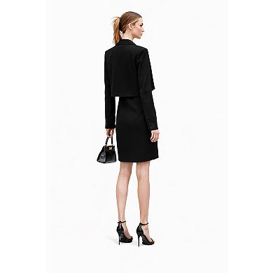 Women Work Blazer Dress Set