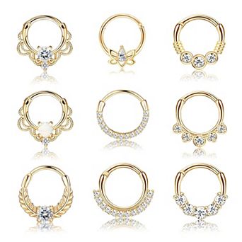Faux Nose Ring and Cuff Jewelry