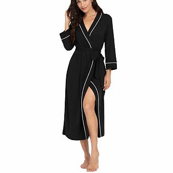 Women Full-Length Knit Robe