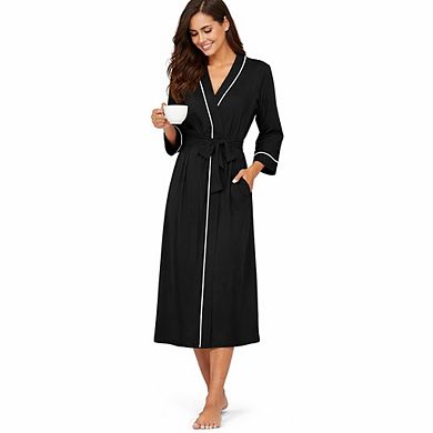Women Full-Length Knit Robe
