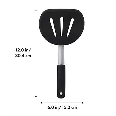 Silicone Pancake Turner Flexible, Heat-Resistant Spatula