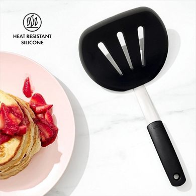 Silicone Pancake Turner Flexible, Heat-Resistant Spatula