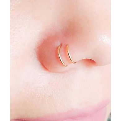 Fake Nose and Septum Ring Set