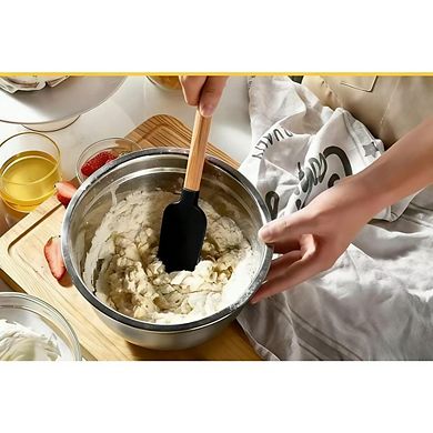 Silicone Spatula Set, BPA-Free, Heat-Resistant, Nonstick Safe