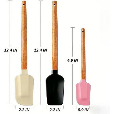 Silicone Spatula Set, BPA-Free, Heat-Resistant, Nonstick Safe