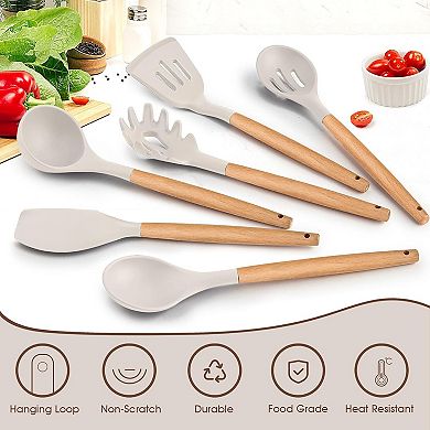 6-Piece Silicone Kitchen Utensil Set