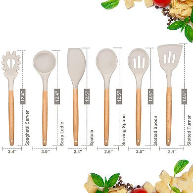 6-Piece Silicone Kitchen Utensil Set