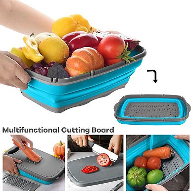 9-in-1 Collapsible Camp Chopping Board