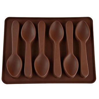 Silicone Chocolate Spoon Mold (7.1 x 5.1 Inch)