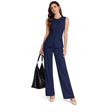 Women Modern Vest Pant Set