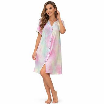Women Soft Cotton Housecoat