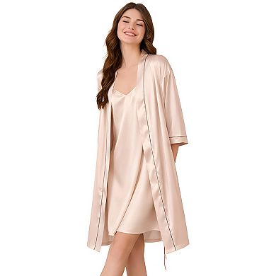 Women Silk Sleepwear Set