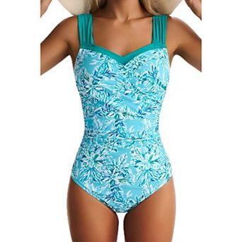 Tummy Control One Piece with Wide Straps