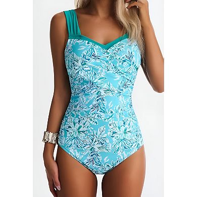 Tummy Control One Piece with Wide Straps