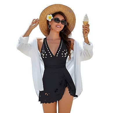 Full Coverage Swim Dress for Women