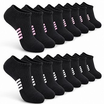 Women's 8-Pair Cushioned Running Ankle Socks