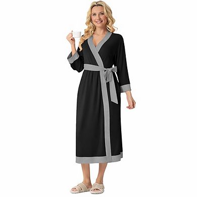 Women Long Lounge Bath Robe