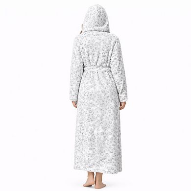 Women Fluffy Bath Robe