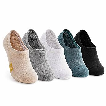 Women's No Show Cushioned Socks - 5 Pairs
