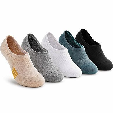 Women's No Show Cushioned Socks - 5 Pairs