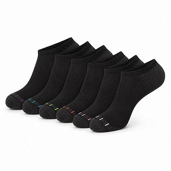 Women's 6 Pair Low Cut Comfort Socks