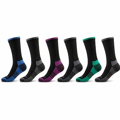 Dri-Tech Crew Socks for Women - 6 Pairs