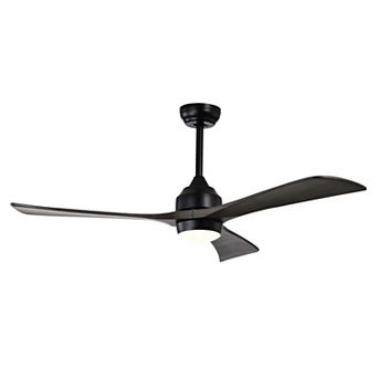 ELEMENT ACE 52 Inch Ceiling Fan with Lights Remote Control Quiet DC Motor 3 Blade