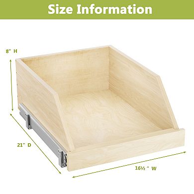ELEMENT ACE Pull Out Cabinet Organizer Drawer with Full Extension Slides for Kitchen Storage
