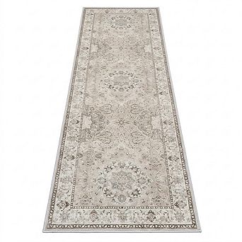 Vintage Washable Runner Rug Non Slip Stain Resistant Floor Mat Farmhouse Decor
