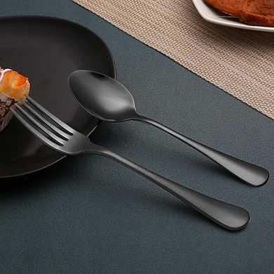 Stainless Steel Dinner Forks and Spoons Set, Durable, Dishwasher Safe